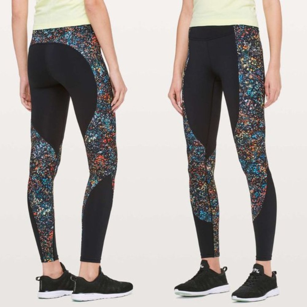 Lululemon Wake Up & Train Tight Flowerescent size 4